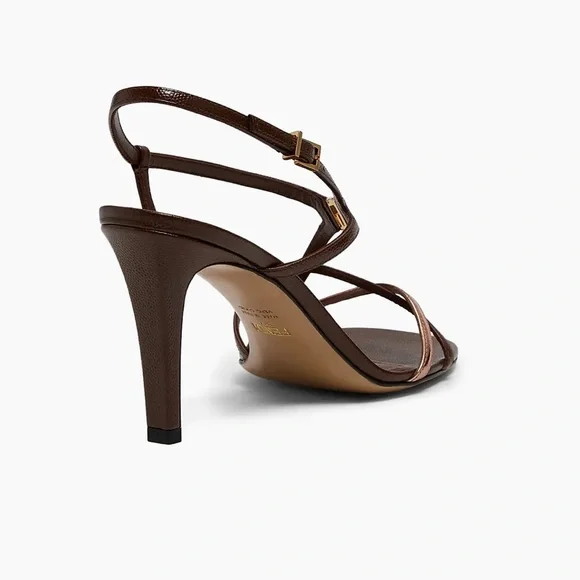 Fendi brown heels sandals